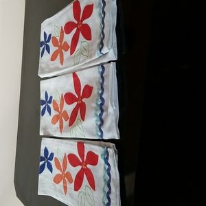 Beautiful  Embroidered  Hand Towels.